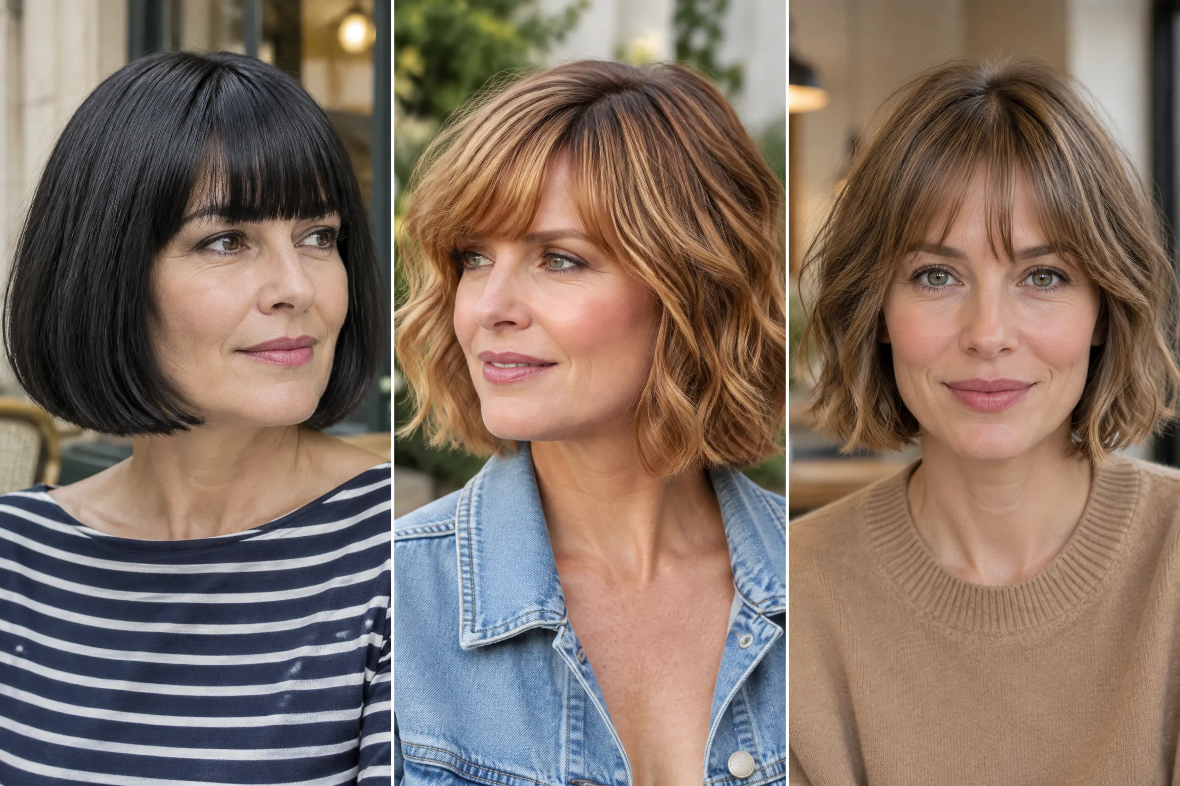 20 Chin-Length Bob Hairstyles With Bangs That Feel Modern