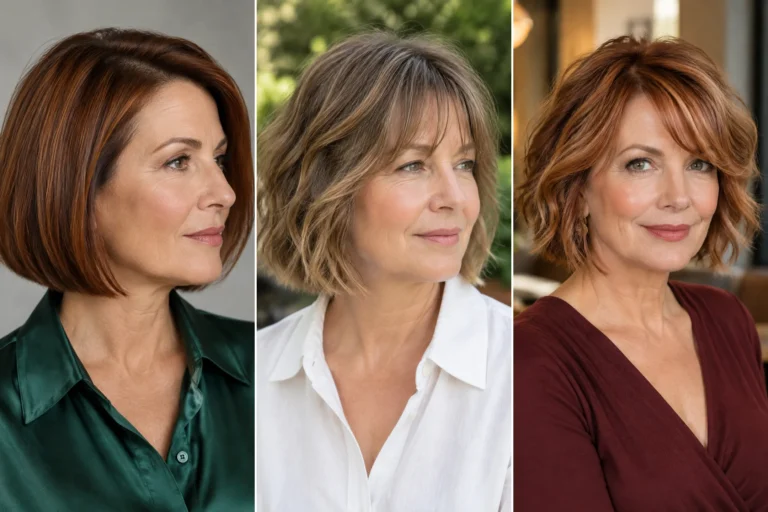 20 Choppy Bob Hairstyles for Women Over 50 With Soft Texture