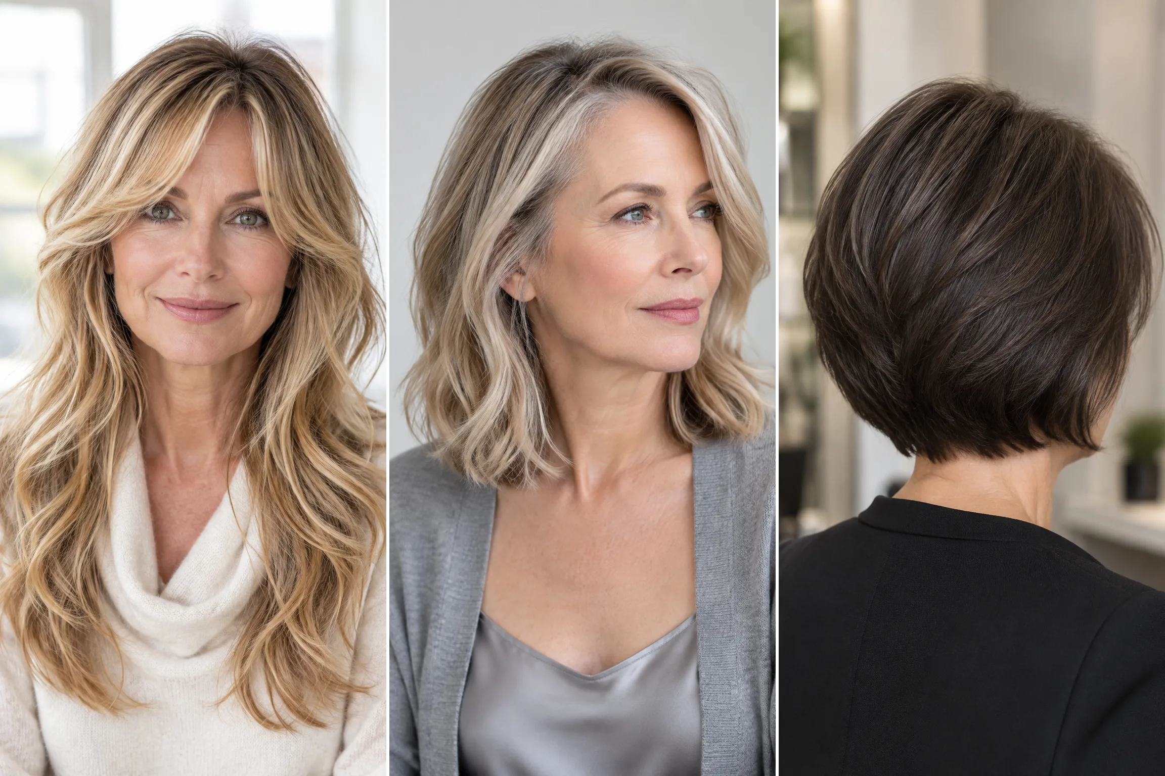 18 Layered Cuts for Older Women With Thin Fine Hair That Stay Light
